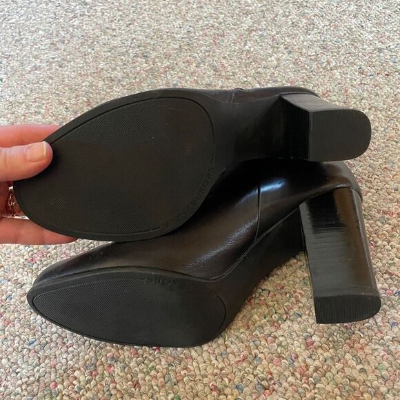 Michael Kors Leather High Heel Ankle Boots - Picture 7 of 9